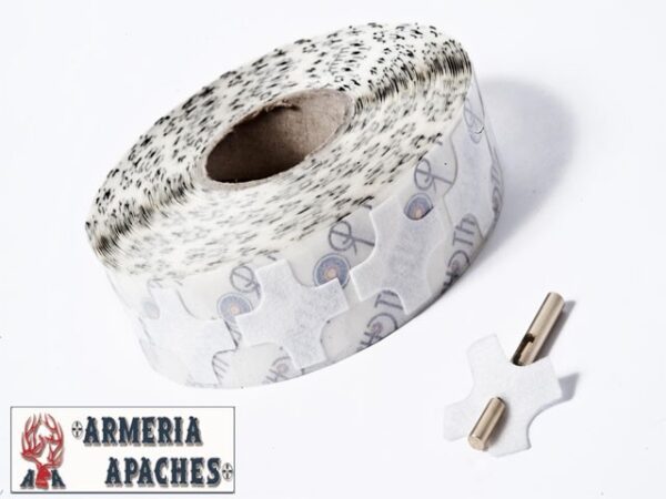 PEZZUOLE ROLLPATCH PULIZIA CANNE ARMI DAL CAL. 22 AL CAL. 50 PAUL CLEAN 500 pz.
