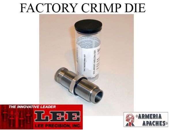 LEE Factory Crimp Die pistola