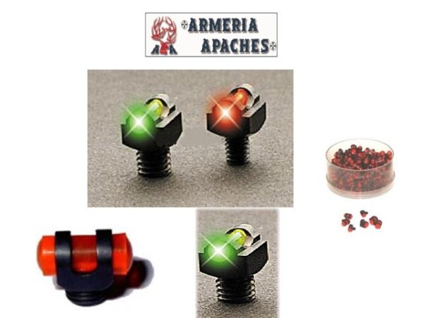 Mirino fibra ottica per fucile carabina