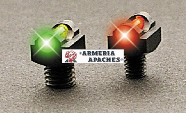Mirino fibra ottica per fucile carabina