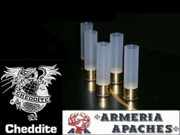 Bossoli CHEDDITE trasparente Cal. 12 T3 H.70mm CX2000 svasati 200pz.