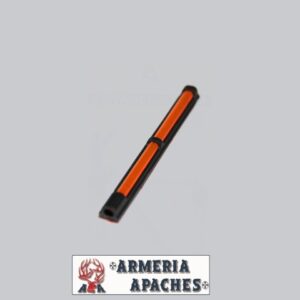 MIRINO DA MM 3x60 ROSSO IN FIBRA OTTICA FLUORESCENTE