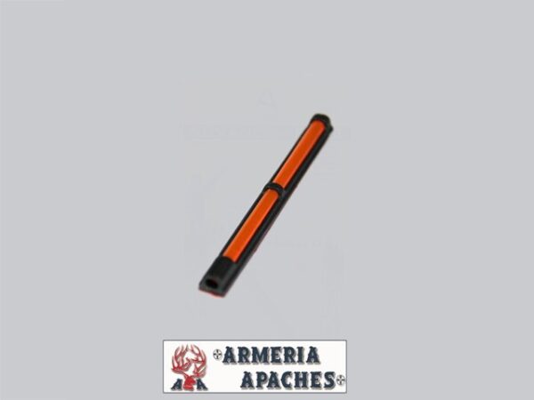 MIRINO DA MM 3x60 ROSSO IN FIBRA OTTICA FLUORESCENTE