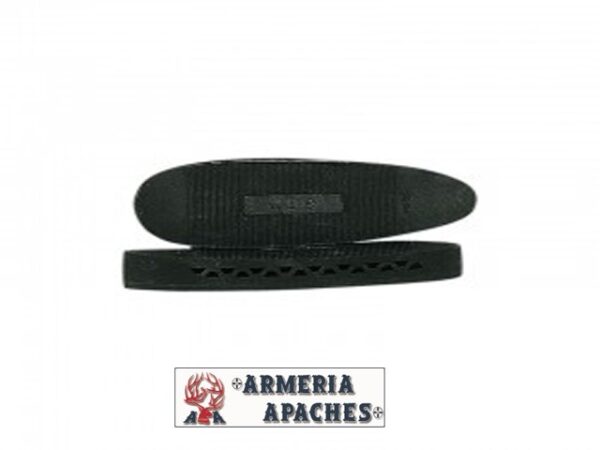 CALCIOLO IN GOMMA PER FUCILE tipo 325 ALTEZZA MM 25 NERO