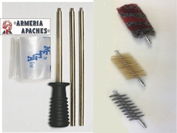 Kit Pulizia Fucile Carabina C02 Completo scovoli