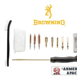 BROWNING PISTOL CLEANING KIT CAL .22/.45/.38/9 PISTOLS MANUTENZIONE ARMI