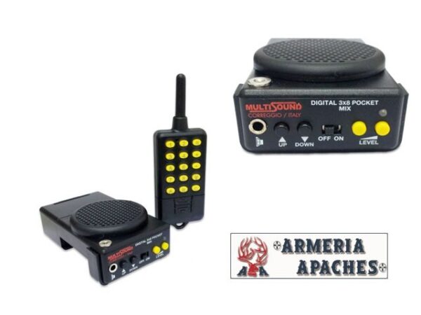 RICHIAMO MULTISOUND ELETTRONICO MOD. 3X8 POCKET RX MIX