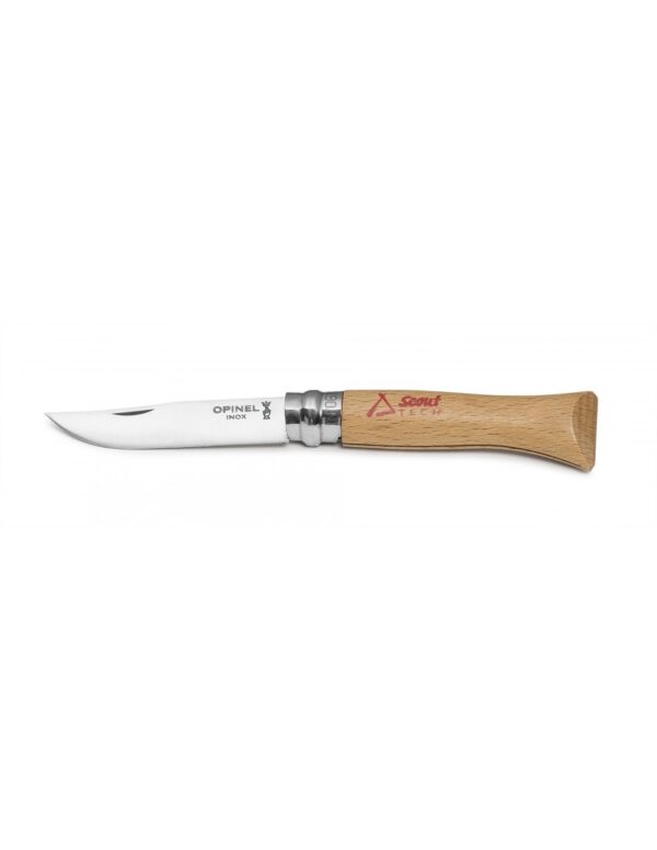 OPINEL N°8 COLTELLINO TASCABILE TRADITION - ACCIAIO INOX - ANELLO DI SICUREZZA