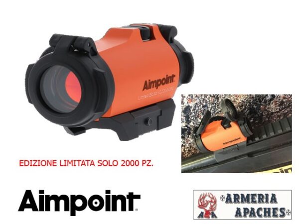 Punto rosso Red Dot mirino Aimpoint Micro H2 ORANGE