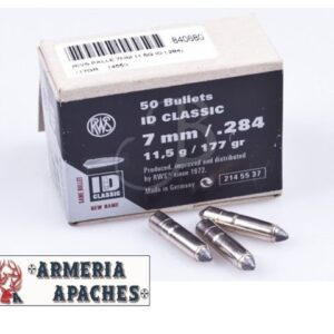 RWS PALLE bullets teilmantel-rundkopf 9.3 mm/.366 18.5g/285 gr