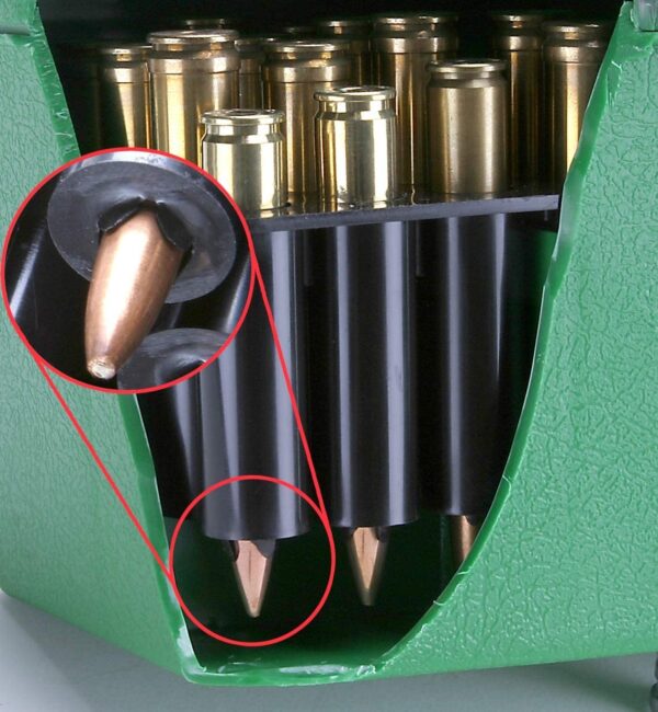 MTM Green Deluxe RM-10 portamunizioni cal. 22-250/308win