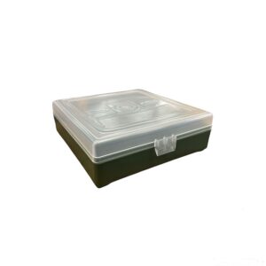 scatole porta munizioni Megaline 100 colpi cal 9 380acp 32 S&W 30 Luger