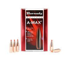 Palle Hornady A-max cal. 30 (.308) 168 gr