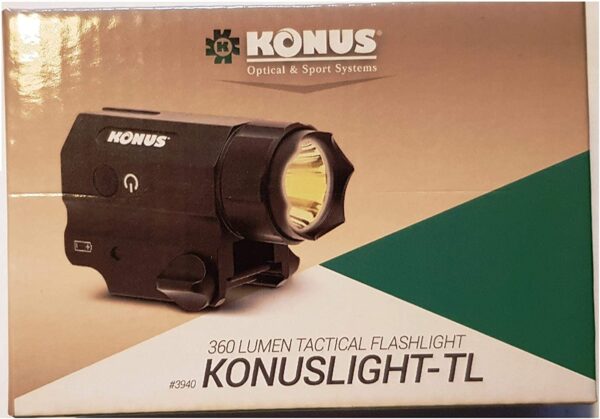 Konus konuslight-tl 360 lumen tactical flashlight