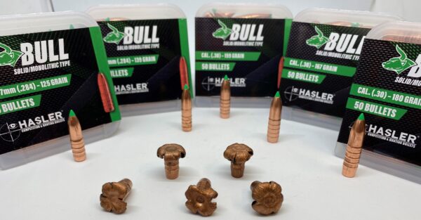 Hasler Bull cal 30 159grn