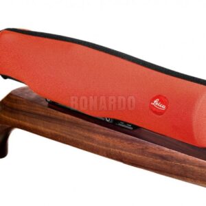 Custodia in neoprene leica per cannocchiali da carabina, misura S, arancio