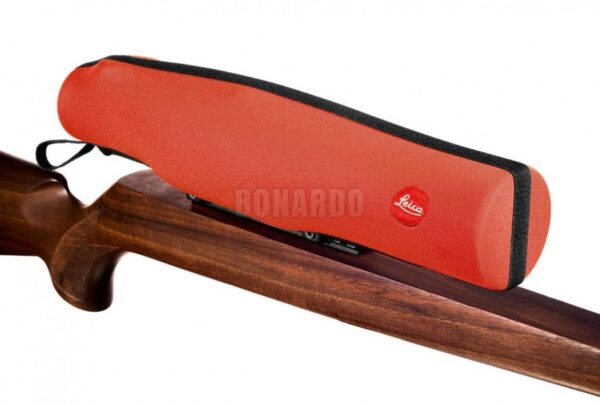Custodia in neoprene leica per cannocchiali da carabina, misura S, arancio