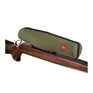 Custodia in neoprene Leica per cannocchiali da carabina, misura XL, verde corsa