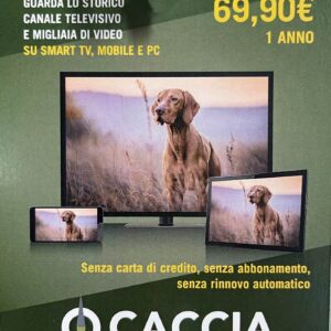 ABBONAMENTO ANNUALE CANALE CACCIA TV