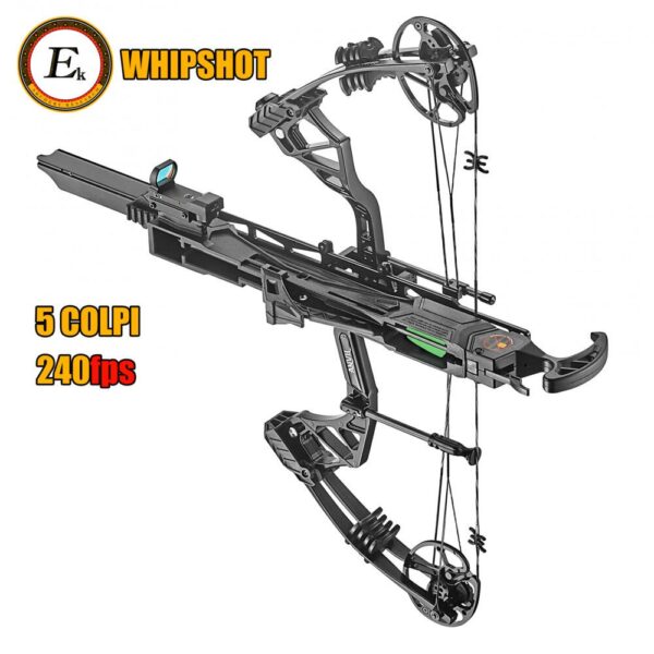 EK ARCHERY ARCO COMPOUND A RIPETIZIONE WHIPSHOT 22-28" 15-50Lbs RH