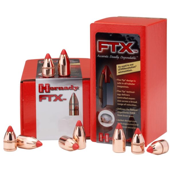 Palle HORNADY FTX Accurate Deadly Dependable 45 (.452) CAL . 250gr