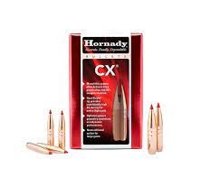 Palle Hornady CX calibro 30 (.308) 165 gr.