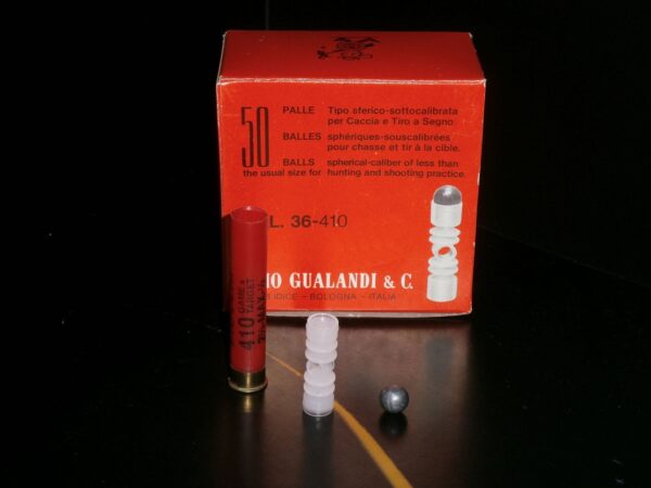 BORRA PROIETTILE GUALANDI CAL.410 PZ. 50