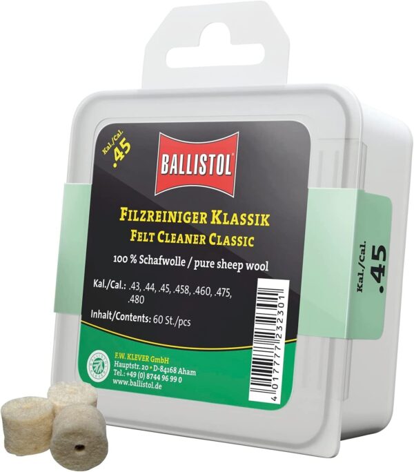 BALLISTOL feltrini classico per la pulizia e la cura delle armi cal. 308 (300pz)