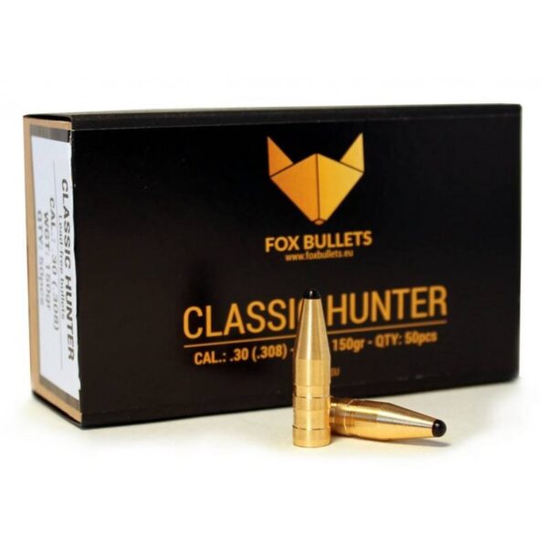 PALLE Fox Classic Hunter Bullets 8 mm ( .323 ) – 160 gr 50 PZ.