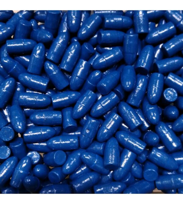 PALLE 9 mm ogive 124 Grani RN "IGF" blu COLOR NANOTECH
