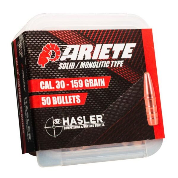 HASLER ARIETE MONOLITIC TYPE CAL. 30 159 GRAIN ROUND NOSE