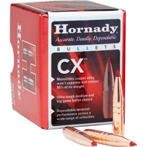 Palle Hornady CX calibro 6.5 mm (.264) 130 gr.