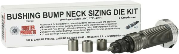 Forster BUSHING Bump Neck Sizing Die Kit 6,5 X 47 LAPUA