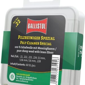 BALLISTOL Feltrini Special con Fibra di Ottone Cal.22 (60 Pezzi)