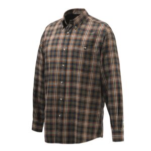Beretta Camicia Wood Flannel Button Down TOBACCO XXL