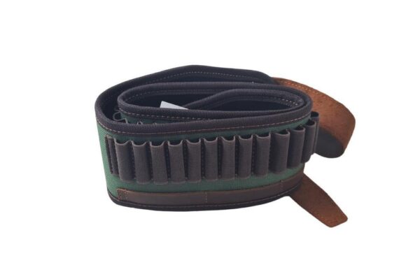 MAREMMANO Cartuccera cintura per carabina in nylon e pelle