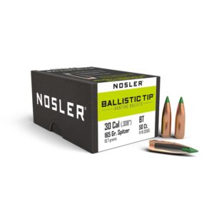 PALLE Nosler Ballistic Tip hunting cal. 30 (.308) spitzer 165 gr