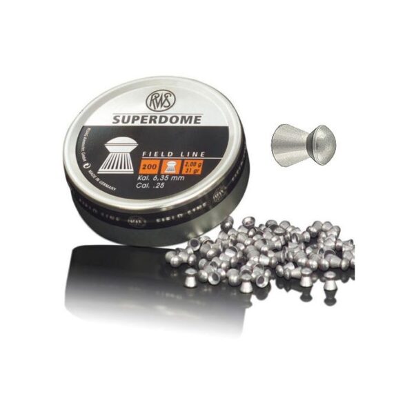 RWS SUPERDOME FIELD LINE 6.35 MM / CAL .25 PZ. 200