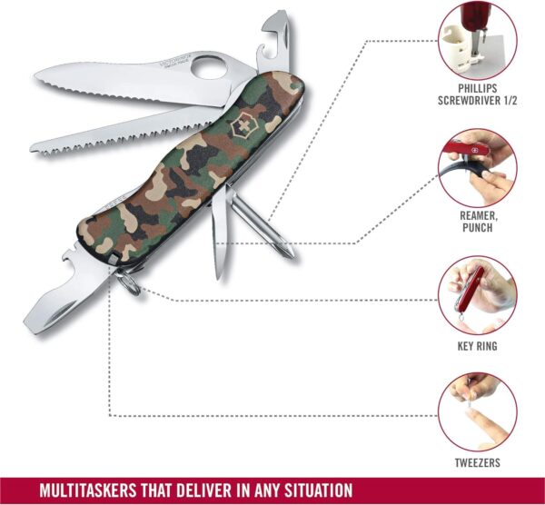 Victorinox Coltello tascabile Trailmaster mimetico
