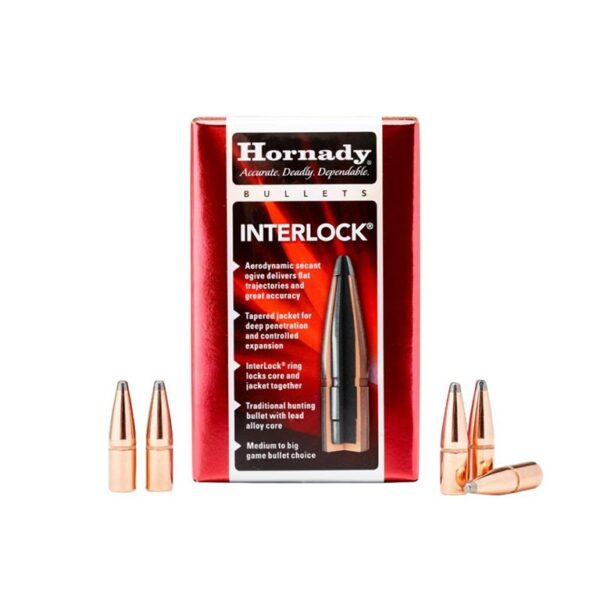 Palle Hornady Interlock 30 cal (.308) gr 180 BTSP