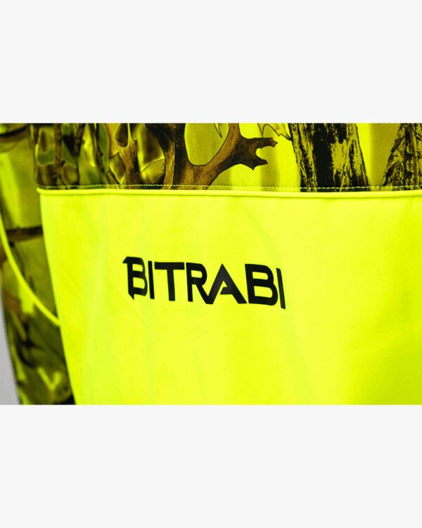 BITRABI Giacca SOFTSHELL DA CACCIA TIGER GIALLO FLUO