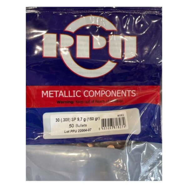 PALLE PPU PARTIZAN CAL. 30 (.308) SP 150GR