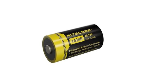 Nitecore NL169 950mAh CR123 Ricaricabile 16340 Battery