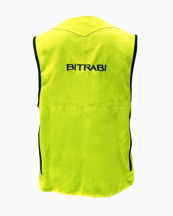 BITRABI GILET BTB COMPETITION GIALLO FLUO