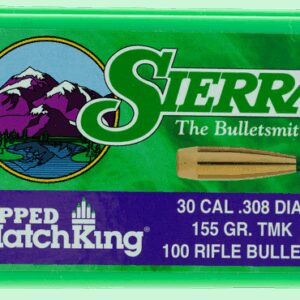 SIERRA TIPPED MATCHING RIFLE BULLET 30 CAL (.308) DIA. 155 gr. TMK
