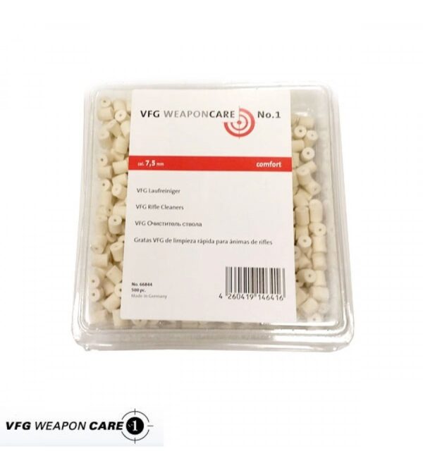 VFG WEAPONCARE No.1 FELTRINI PER PULIZIA CANNE FUCILE E PISTOLE cal. 6