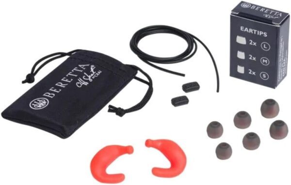 Beretta Auricolari Mini Headset E2 Colore Arancio Fluo