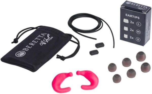 Beretta Auricolari Mini Headset E2 Colore Rosa Fluo