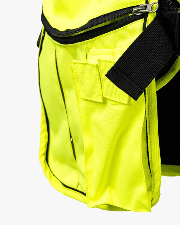 Zaino trisacca gilet da caccia TRIO PRO giallo fluo