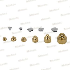 Serie Completa Pesi Ottone Lucido e Alluminio